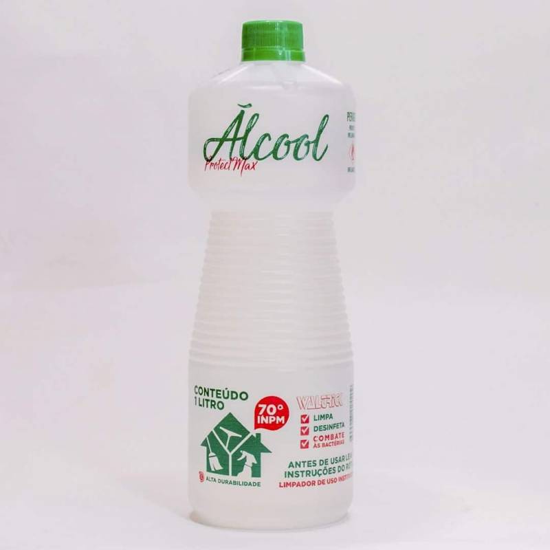 Alcool Líquido 70% 1 Litro Protect Max - Waltrick WALTRICK QUIMICA