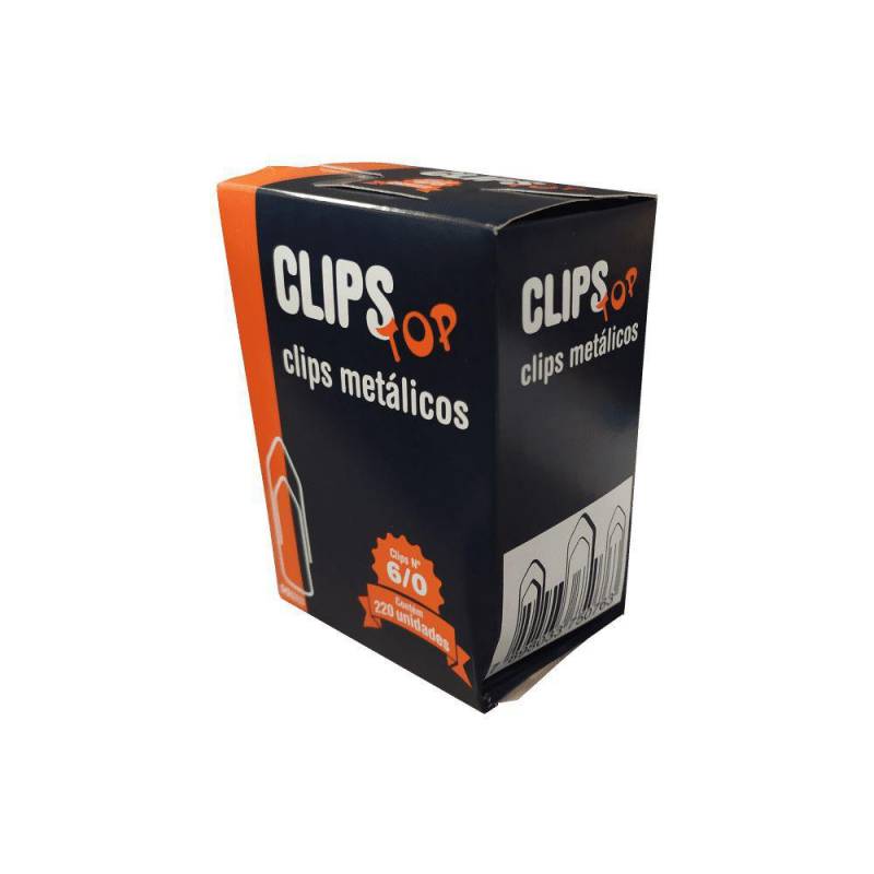 CLIPS 6/0 cx. c/ 220 Unid. - TOP Clips New - Top