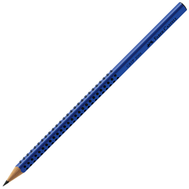 LÁPIS PRETO ECO GRIP 2001 2B TRIANGULAR AZUL PETRÓLEO - FABER CASTELL FABER CASTELL