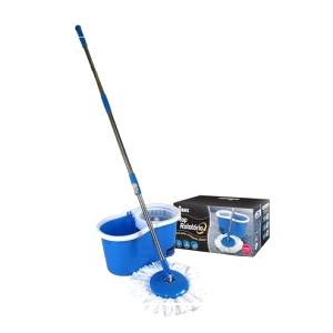 CONJUNTO MOP ROTATÓRIO (Balde 13L c/ Cesto Plástico e 1 Refi