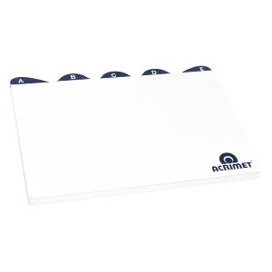 INDICE AZ PARA FICHAS 4x6 - ACRIMET