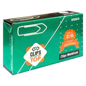 CLIPS 2/0 cx. c/ 100 Unid. - TOP 