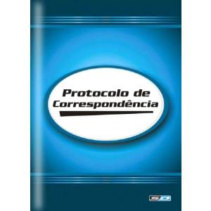 LIVRO PROTOCOLO DE CORRESPONDENCIA 154x126mm c/ 104Fls - SÃO