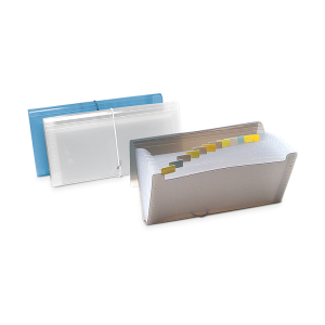 PASTA SANFONADA CHEQUE C/ 31 DIVISÓRIAS CRISTAL - POLIBRAS