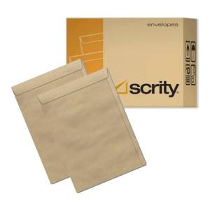 ENVELOPE SACO KRAFT 240x340mm CX. C/ 100 Unid. - SCRITY