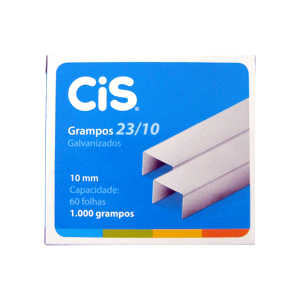 GRAMPO 23/10 C/ 1.000 Unid. GALVANIZADO - CIS SERTIC