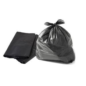 SACO DE LIXO PRETO 50L 63cmx75cmx0,06 c/ 100 Unid. - BDG