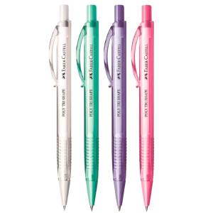 LAPISEIRA 0.5mm POLY TRI SHAPE COLORIDA - FABER CASTELL