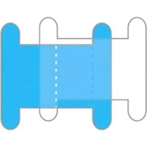 VISOR PARA PASTA SUSPENSA CRISTAL PCT C/ 50 Unid. GOODIE