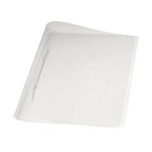 PASTA PLÁSTICA GRAMPO TRILHO 240x340mm CRISTAL - DAC