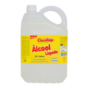 ALCOOL LÍQUIDO 70% 5L - CLASSLIMP