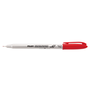 MARCADOR CD/DVD 1.0mm VERMELHO - PILOT