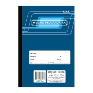  LIVRO MOVIMENTO DO CAIXA 145x210mm C/ 100Fls - SÃO DOMINGOS
