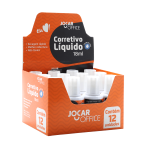 CORRETIVO LÍQUIDO 18ml - JOCAR OFFICE LEONORA