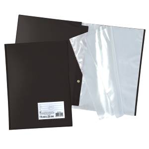 PASTA CATÁLOGO 1/2 OFÍCIO 170mmx235mm C/ 10 ENVELOPES FINOS - DAC