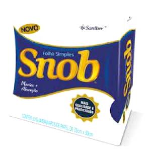 GUARDANAPO FOLHA SIMPLES 33X30cm 50Fls SNOB SANTHER 