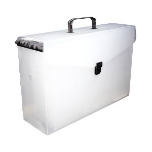 MALETA ARQUIVO C/ 6 PASTAS SUSPENSAS CRISTAL - DAC