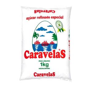 Açúcar Refinado 1kg Caravelas 