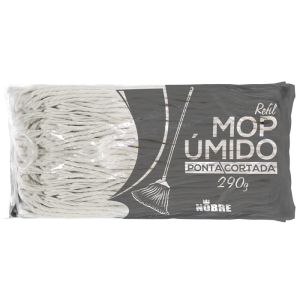 REFIL MOP ÚMIDO PONTA CORTADA 290g - NOBRE
