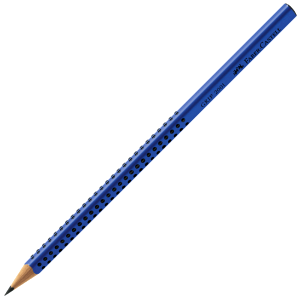 LÁPIS PRETO ECO GRIP 2001 2B TRIANGULAR AZUL PETRÓLEO - FABER CASTELL
