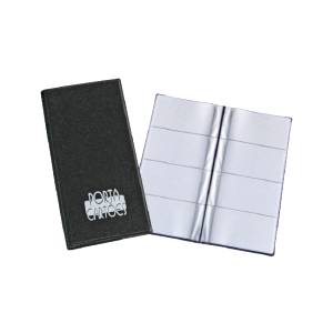 PORTA CARTÃO 110x250x20mm P/ 80 CARTÕES PRETO - ACP