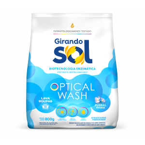 LAVA ROUPAS EM PÓ 800g FLORAL PARIS - GIRANDO SOL 